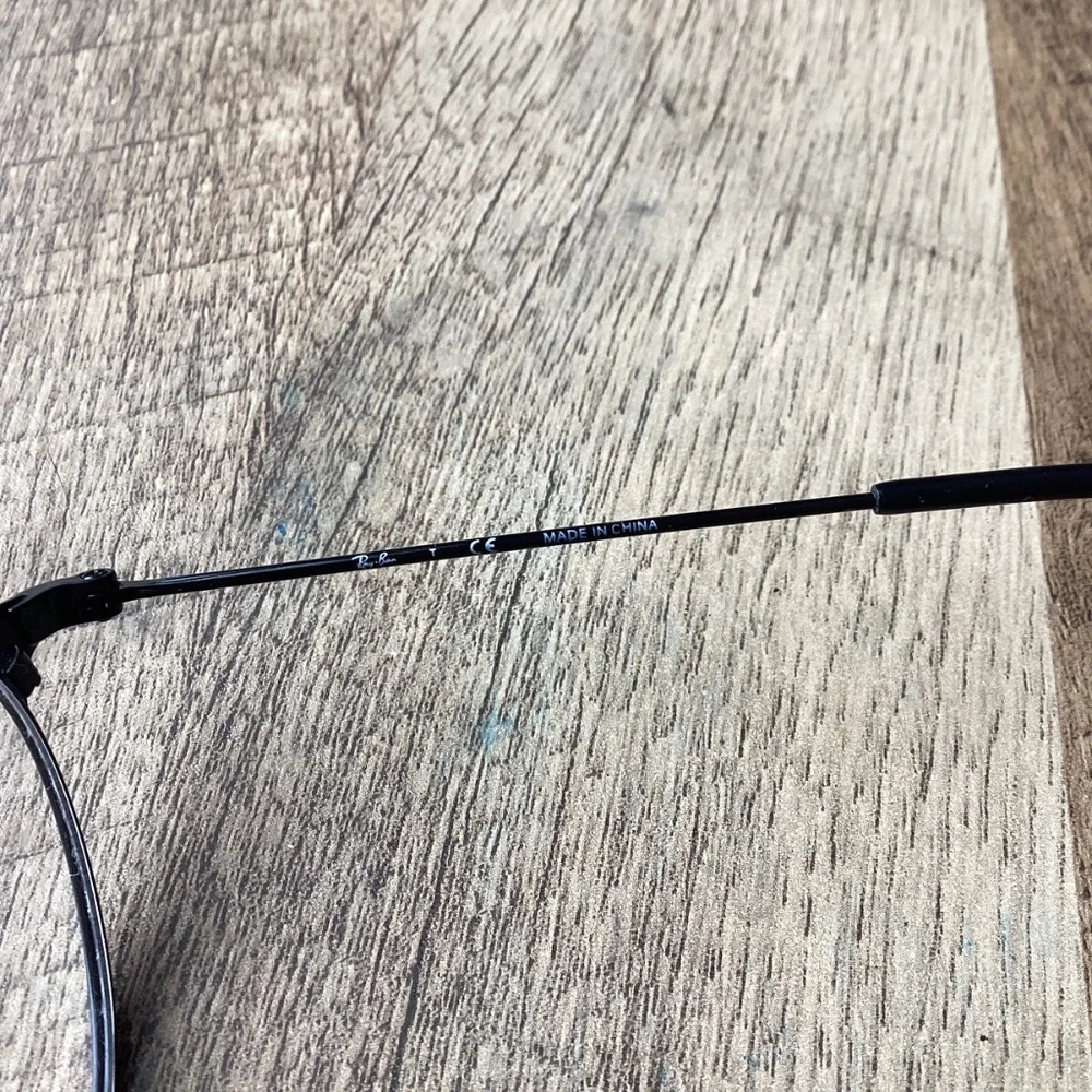 RAY-BAN mod RB 1053 col 4065 sz 45/18 Eyeglasses Frames Only Black Round Metal